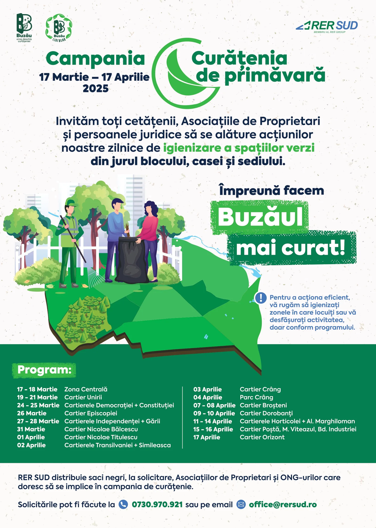 Comunicat privind Campania "Curățenia de primăvară"