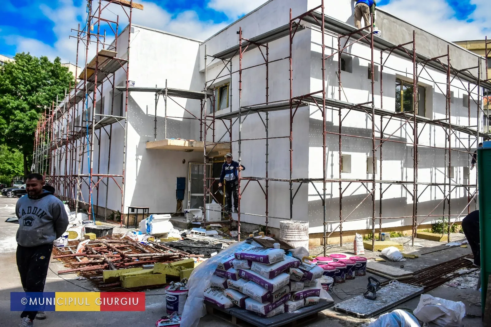 Avansează și lucrările de la Sala de Sport și Internatul Colegiului Național ”Ion Maiorescu”
