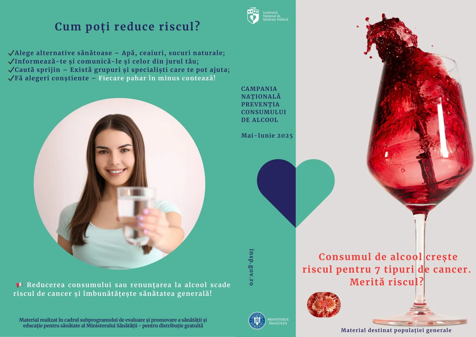 Spitalul Municipal Săcele se alătură campaniei naționale de prevenție a consumului de alcool „Fii tu însuți! Nu ai nevoie de alcool!”