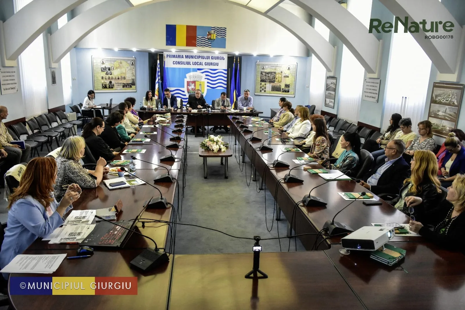 Conferința de prezentare a proiectului ”Remodelarea zonelor urbane verzi, crearea de noi spații de recreere și activități în aer liber”